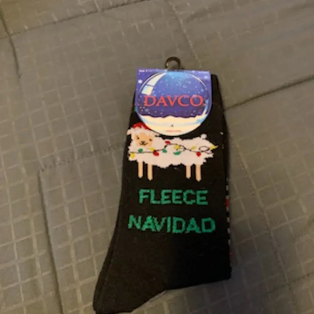 Fleece Navidad Socks